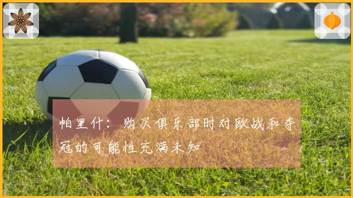 帕里什:购买俱乐部时对欧战和夺冠的可能性充满未知